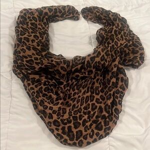 Old Navy Animal print cowl neck Scarf